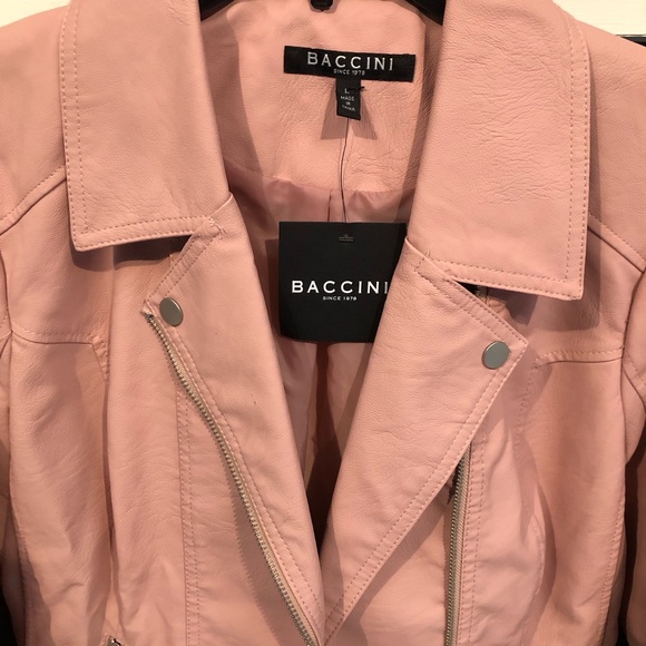 Baccini Lined Leather-like Jacket - Picture 2 of 6